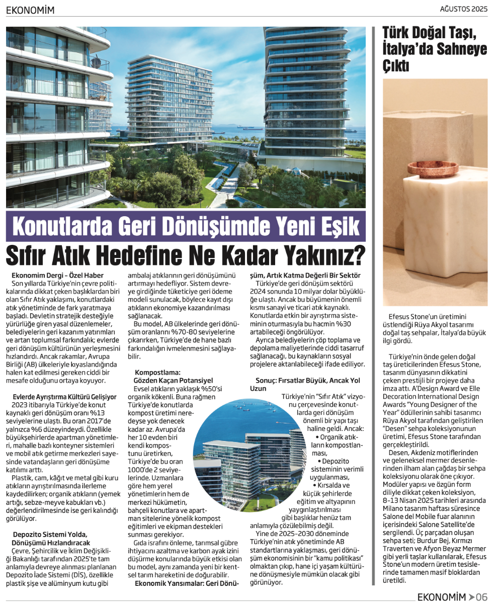 EKONOMİM AĞUSTOS SAYISI