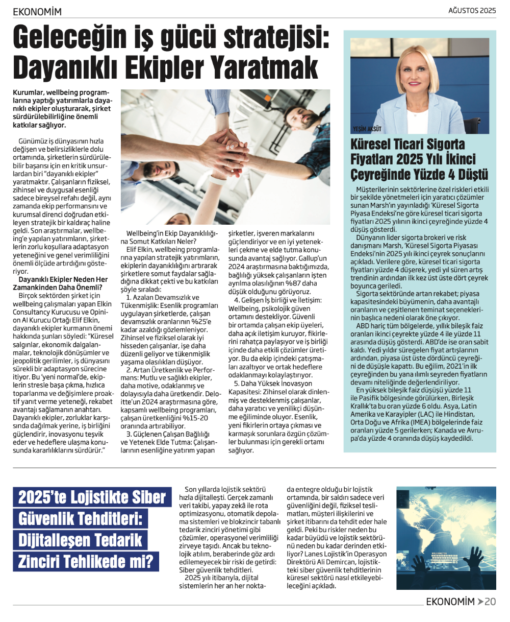 EKONOMİM AĞUSTOS SAYISI