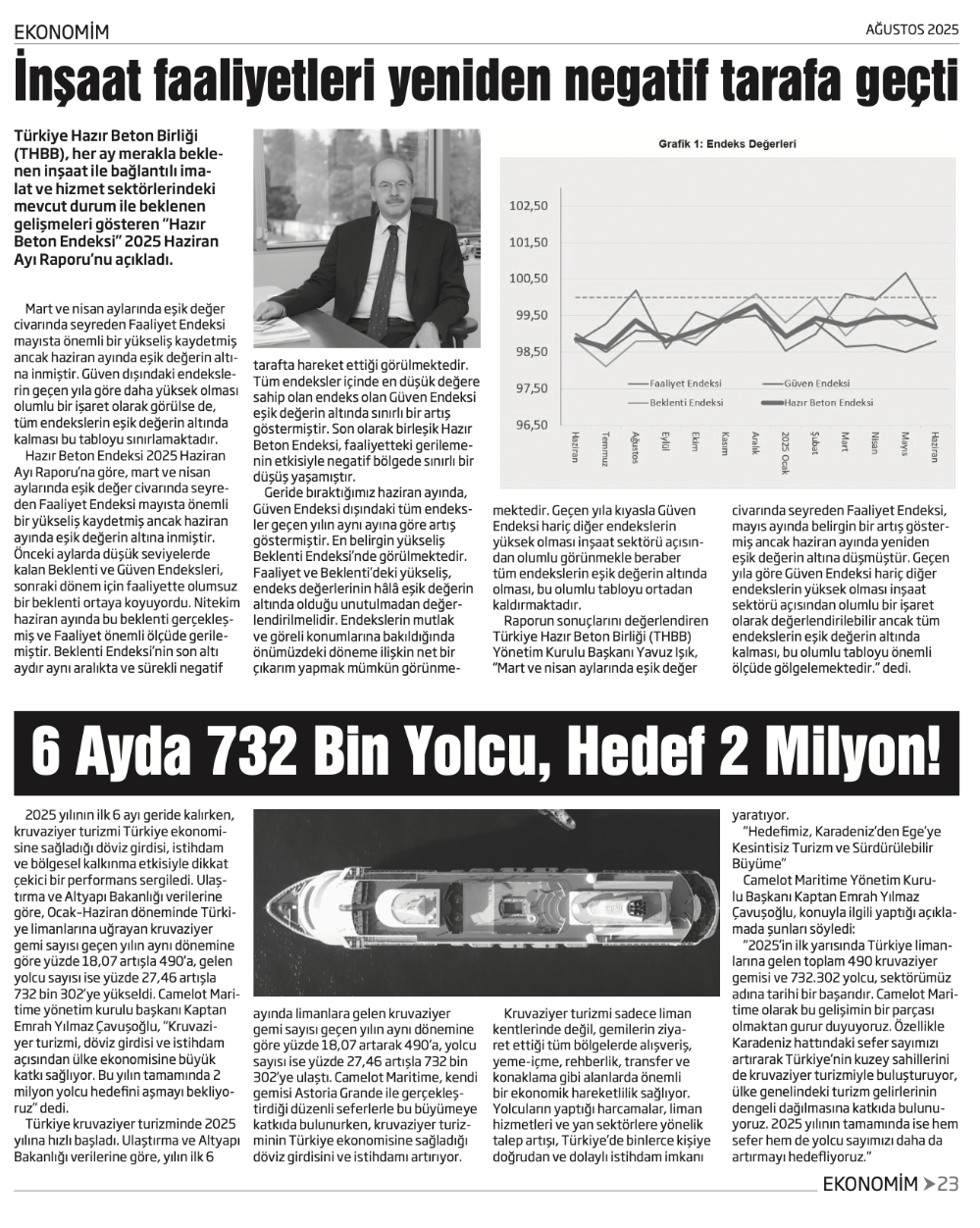 EKONOMİM AĞUSTOS SAYISI