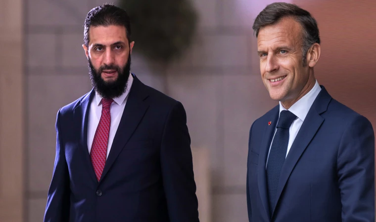 Eş-Şara ile Macron yarın Paris'te bir araya gelecek