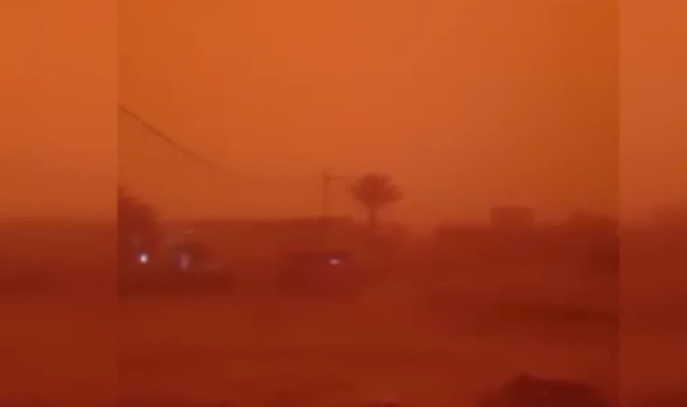 Irak'ı kum fırtınası vurdu: