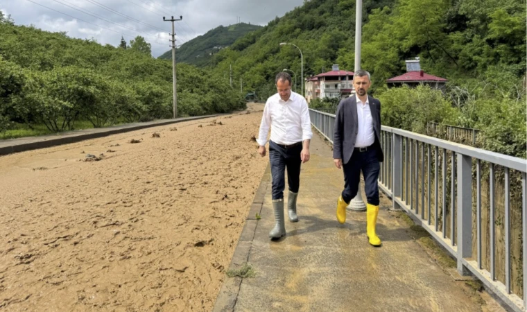 Trabzon’da şiddetli yağış