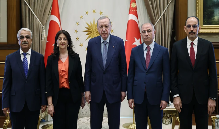 Cumhurbaşkanı Erdoğan, DEM Heyetini kabul etti