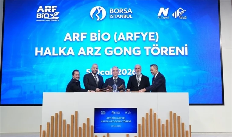 Borsa İstanbul'da gong ARF Bio için çaldı