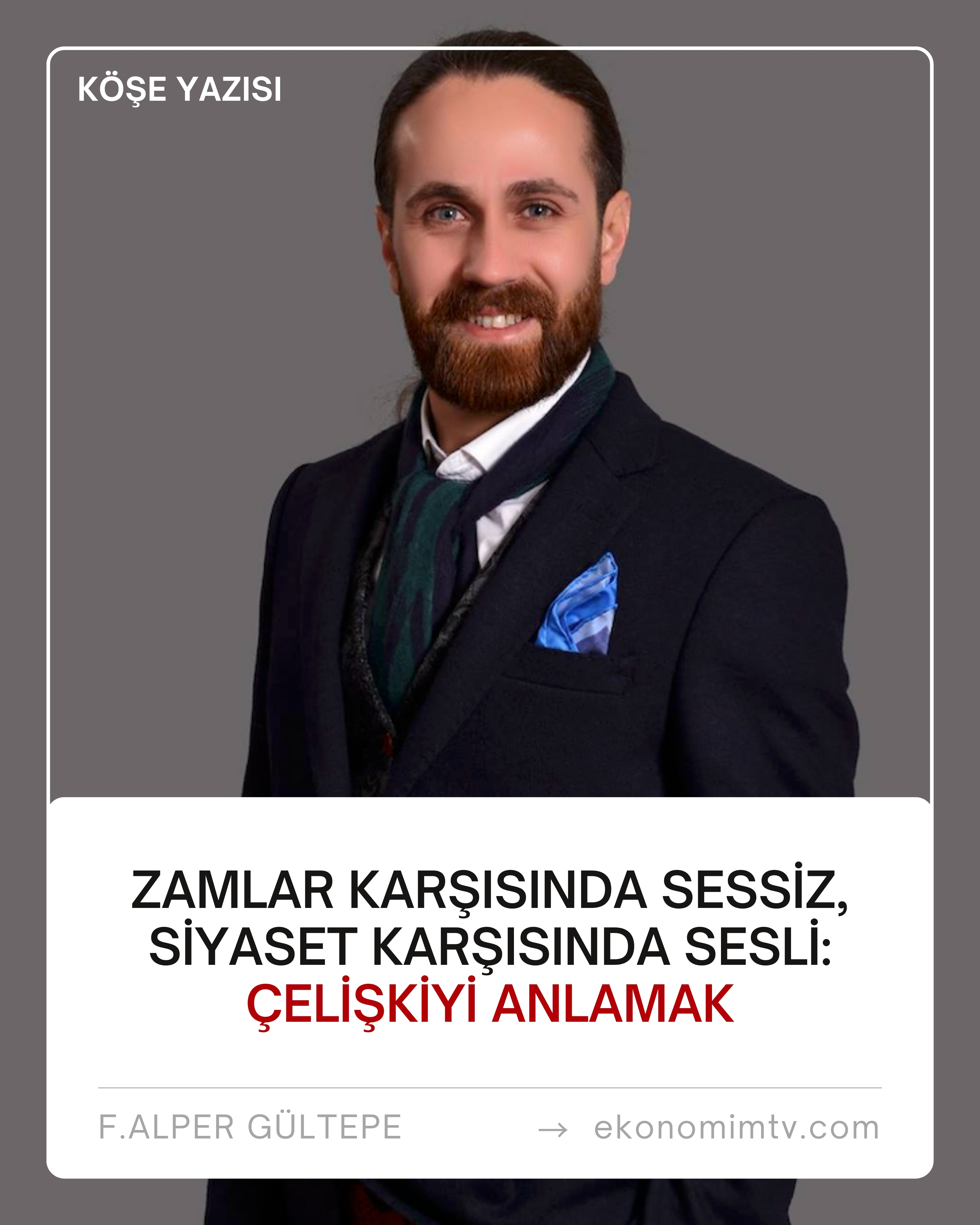 ALPER GÜLTEPE KÖŞE YAZISI