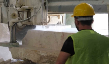 Mermer ve traverten ihracatında zirvedeyiz