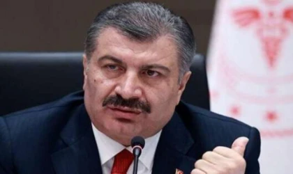 Bakan Koca ’yasa peşlerinde’ diyerek paylaştı