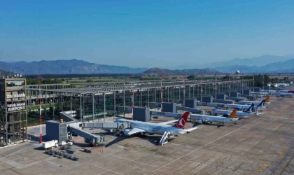 Dalaman Havalimanında 7 ayda 3 milyon yolcuya hizmet verildi