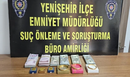 Kocasından altınları saklamak için hırsızlık süsü verdi