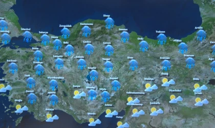 Meteorolojiden kuvvetli yağış ve rüzgar uyarısı