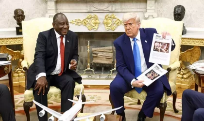 Trump, Güney Afrika Devlet Başkanı Ramaphosa ile görüştü
