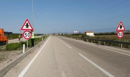 Kara yollarında 58 bin 246 levha kaldırıldı